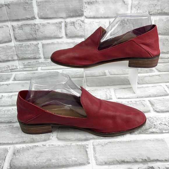Lucky Brand Red Leather Loafers - Picture 3 of 12